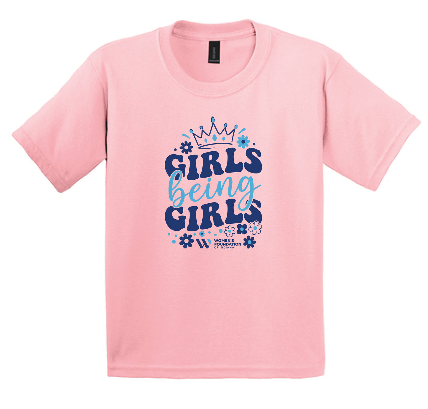 Pink Bella+Canvas Youth Jersey Short Sleeve Tee